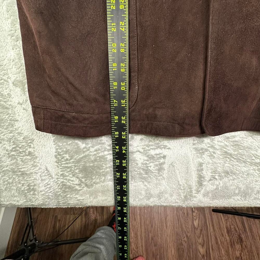 Robert Talbott Women’s Brown Suede Coat - Picture 4 of 8